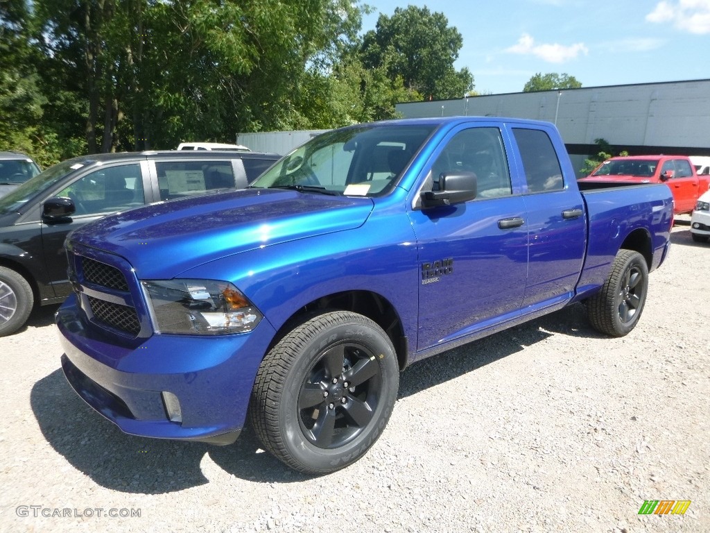 2019 1500 Classic Express Quad Cab 4x4 - Blue Streak Pearl / Black photo #1