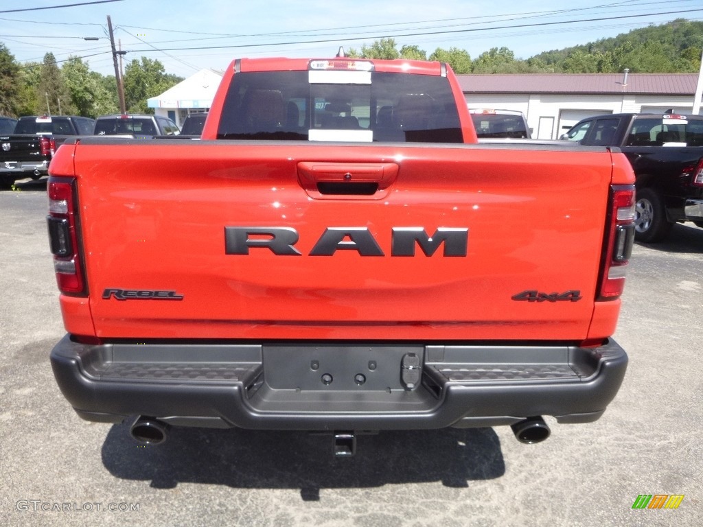 2019 1500 Rebel Crew Cab 4x4 - Flame Red / Black/Red photo #4