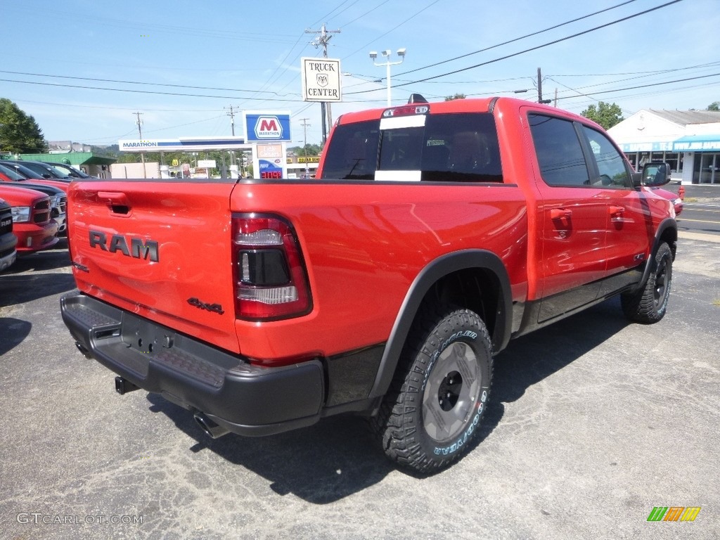 2019 1500 Rebel Crew Cab 4x4 - Flame Red / Black/Red photo #5