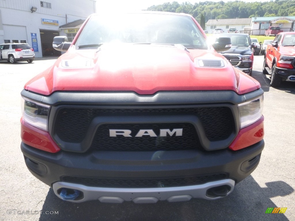 2019 1500 Rebel Crew Cab 4x4 - Flame Red / Black/Red photo #8