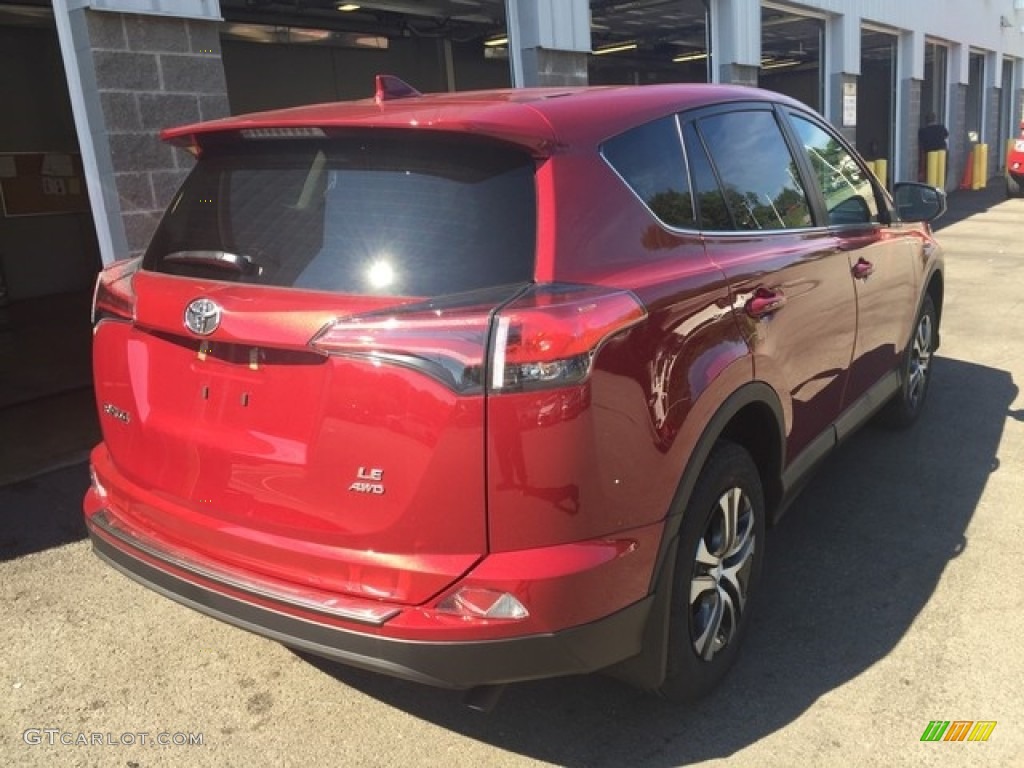 2018 RAV4 LE - Ruby Flare Pearl / Black photo #3