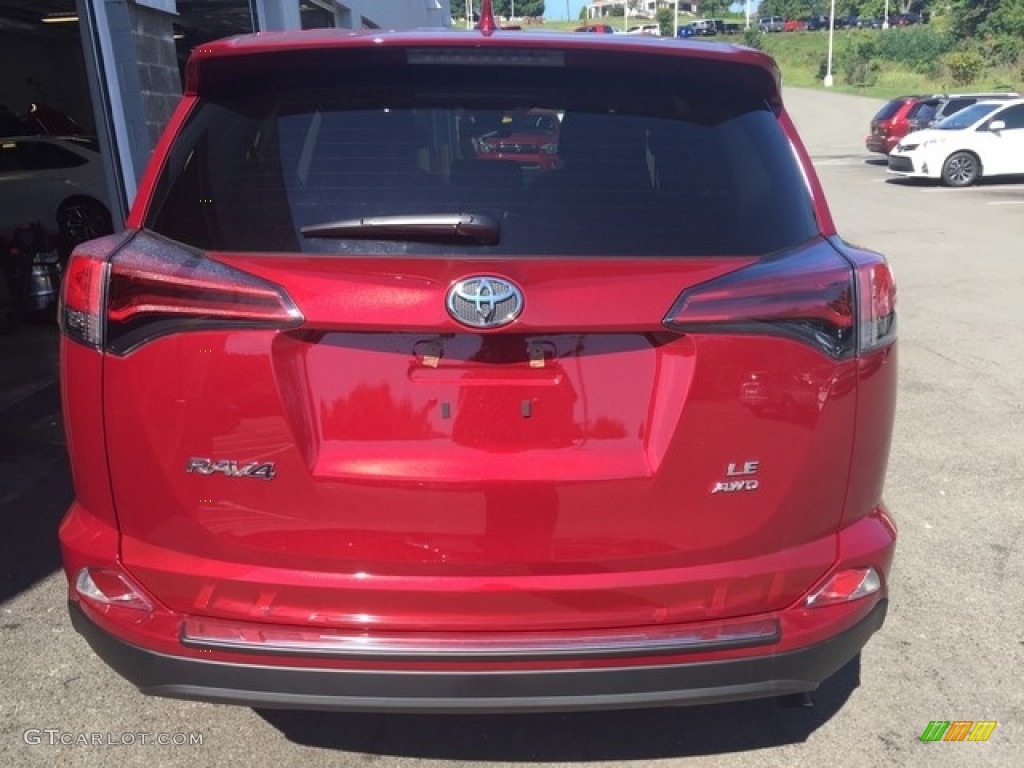 2018 RAV4 LE - Ruby Flare Pearl / Black photo #4
