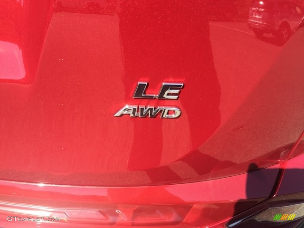 2018 RAV4 LE - Ruby Flare Pearl / Black photo #5