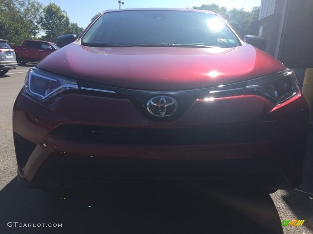2018 RAV4 LE - Ruby Flare Pearl / Black photo #6
