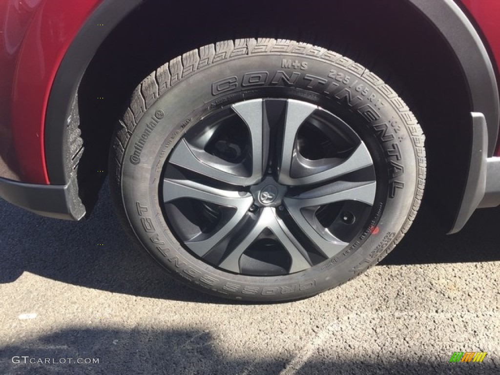 2018 RAV4 LE - Ruby Flare Pearl / Black photo #8
