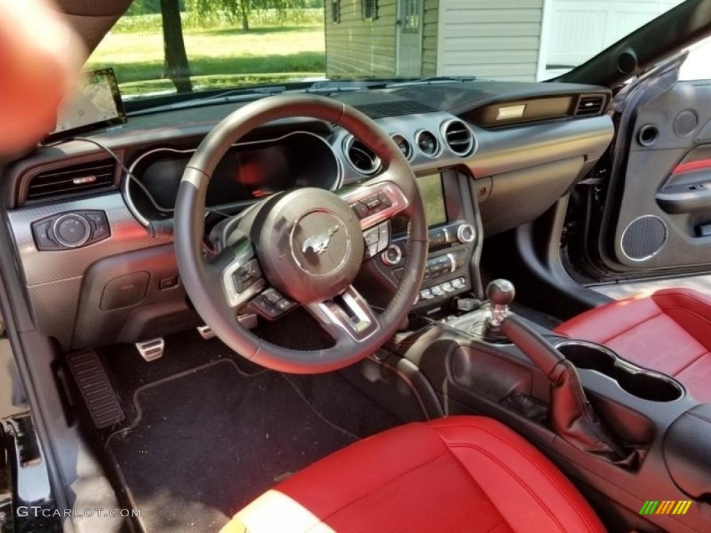 Showstopper Red Interior 2018 Ford Mustang Gt Premium