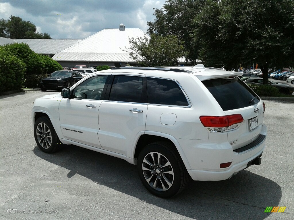 2018 Grand Cherokee Overland 4x4 - Ivory Tri-Coat / Brown photo #3