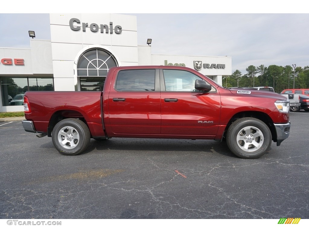 2019 1500 Tradesman Crew Cab - Delmonico Red Pearl / Black/Diesel Gray photo #11