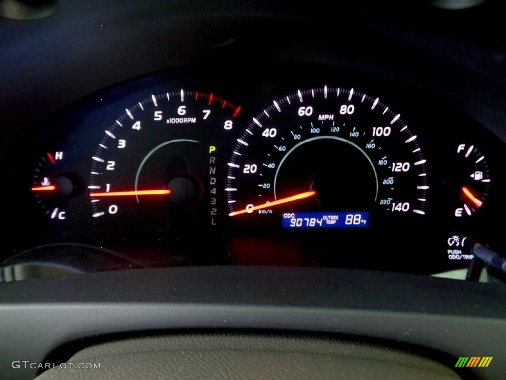 2009 Camry LE - Sky Blue Pearl / Bisque photo #40