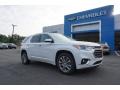 2019 Pearl White Chevrolet Traverse Premier AWD  photo #1