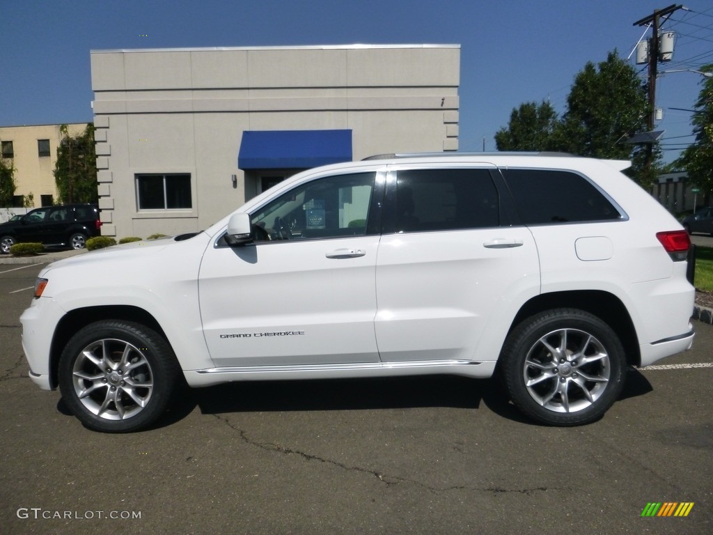 2015 Grand Cherokee Summit 4x4 - Bright White / Summit Dark Sienna Brown/Black photo #2