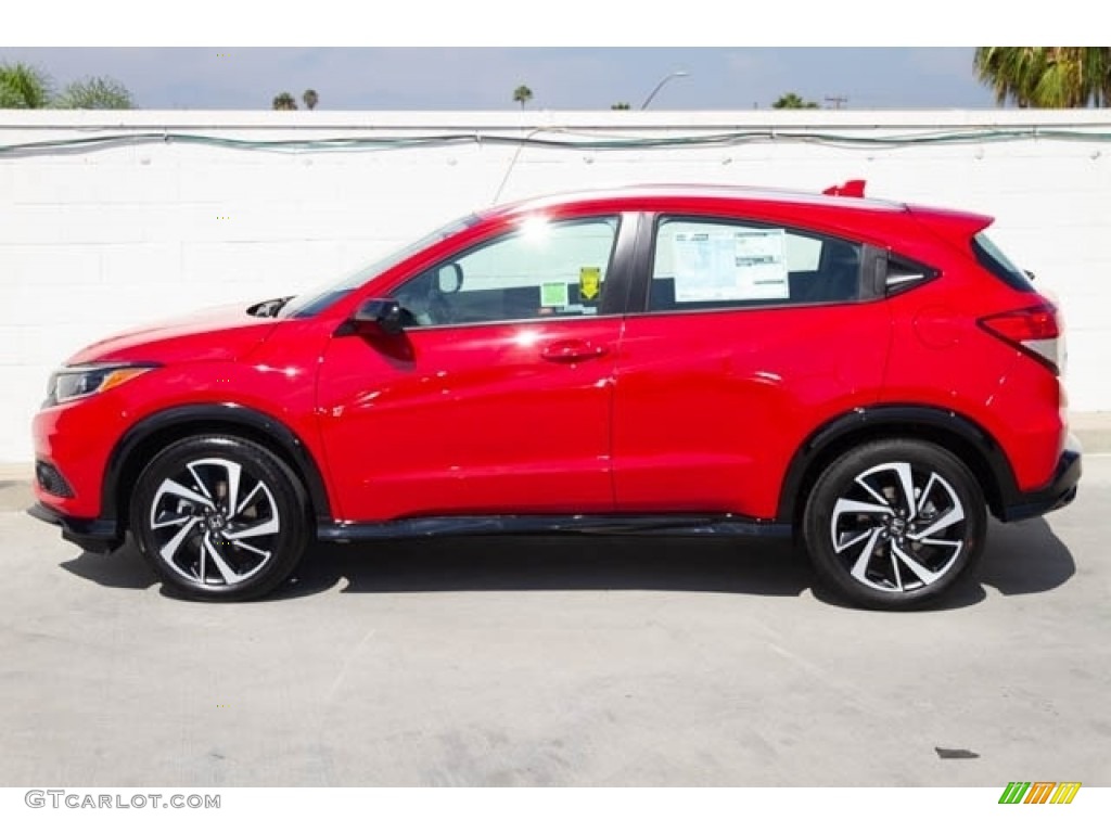 Milano Red 2019 Honda HR-V Sport Exterior Photo #129042311