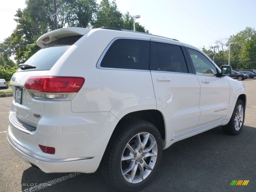 2015 Grand Cherokee Summit 4x4 - Bright White / Summit Dark Sienna Brown/Black photo #5