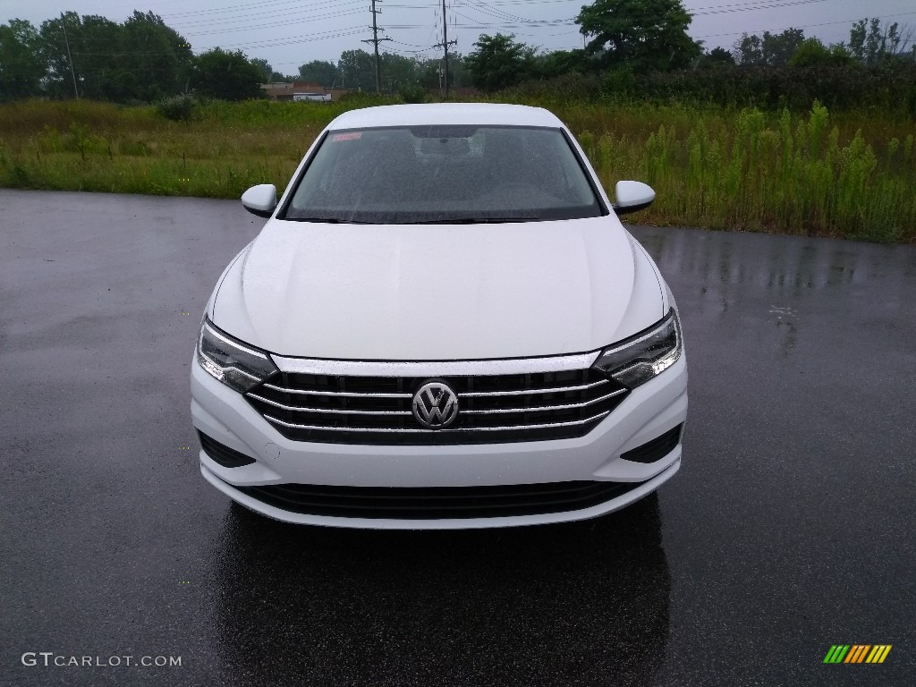 2019 Jetta S - Pure White / Titan Black photo #1