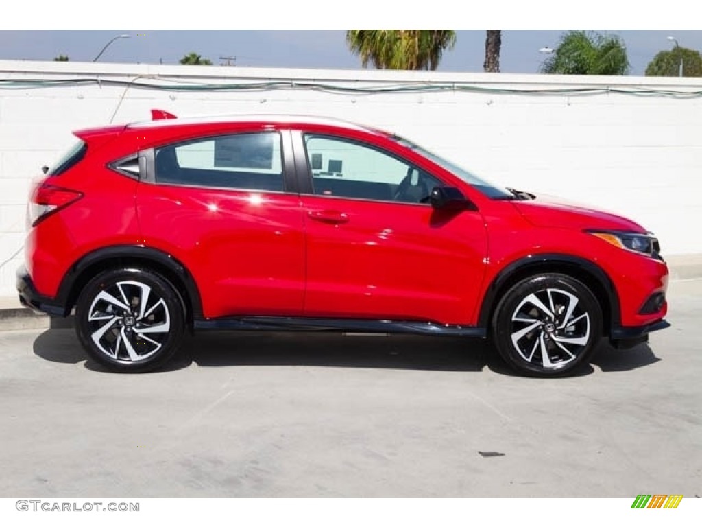 Milano Red 2019 Honda HR-V Sport Exterior Photo #129042383