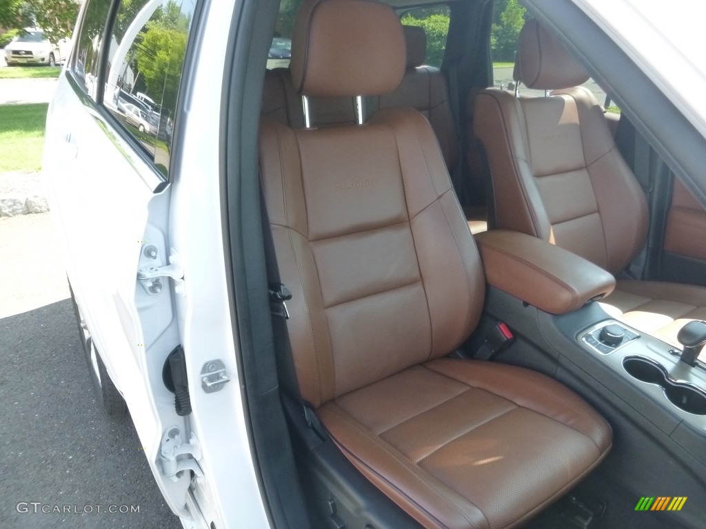 2015 Grand Cherokee Summit 4x4 - Bright White / Summit Dark Sienna Brown/Black photo #21