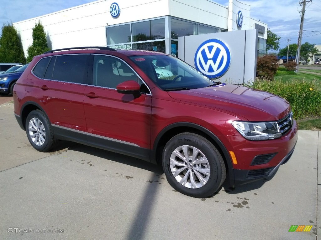 Cardinal Red Metallic 2018 Volkswagen Tiguan SE 4MOTION Exterior Photo #129043169