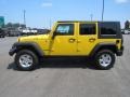 Detonator Yellow - Wrangler Unlimited Rubicon 4x4 Photo No. 2