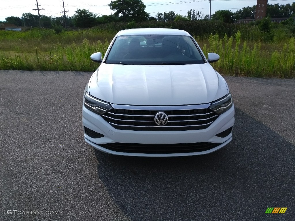 2019 Jetta S - Pure White / Titan Black photo #1