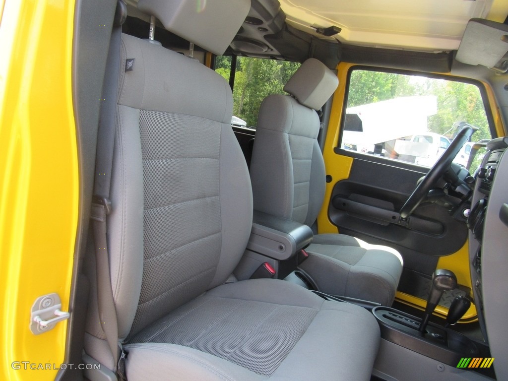 2008 Wrangler Unlimited Rubicon 4x4 - Detonator Yellow / Dark Slate Gray/Med Slate Gray photo #10