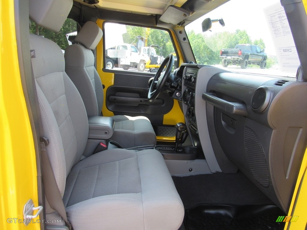 2008 Wrangler Unlimited Rubicon 4x4 - Detonator Yellow / Dark Slate Gray/Med Slate Gray photo #11