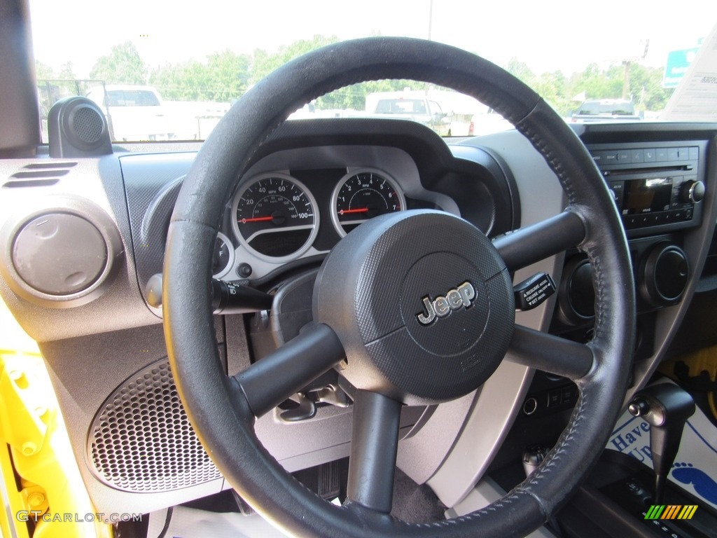 2008 Wrangler Unlimited Rubicon 4x4 - Detonator Yellow / Dark Slate Gray/Med Slate Gray photo #18