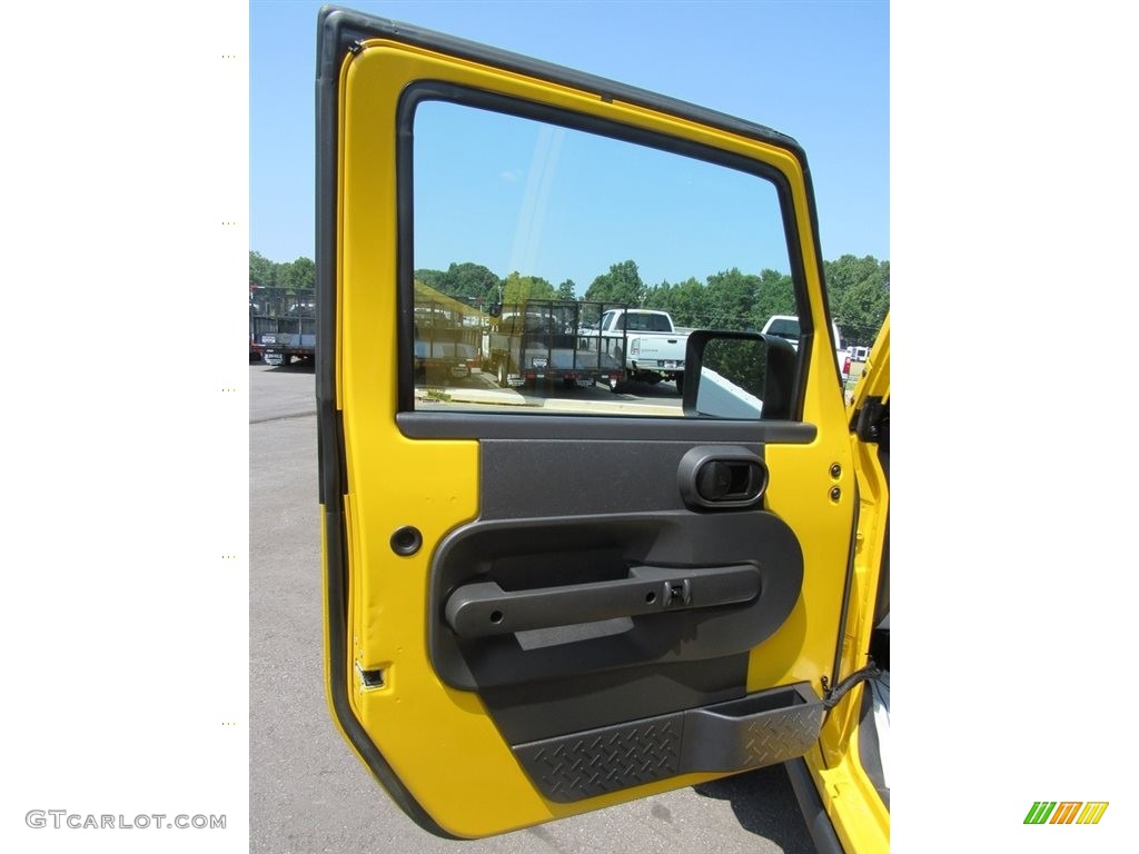 2008 Wrangler Unlimited Rubicon 4x4 - Detonator Yellow / Dark Slate Gray/Med Slate Gray photo #20