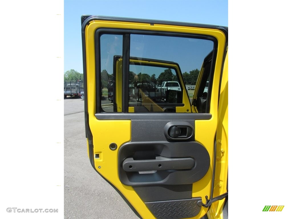 2008 Wrangler Unlimited Rubicon 4x4 - Detonator Yellow / Dark Slate Gray/Med Slate Gray photo #21