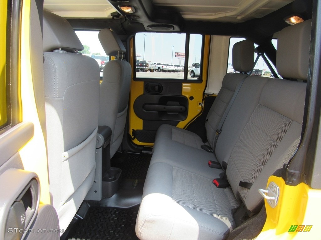 2008 Wrangler Unlimited Rubicon 4x4 - Detonator Yellow / Dark Slate Gray/Med Slate Gray photo #23