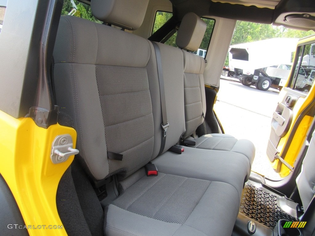2008 Wrangler Unlimited Rubicon 4x4 - Detonator Yellow / Dark Slate Gray/Med Slate Gray photo #25