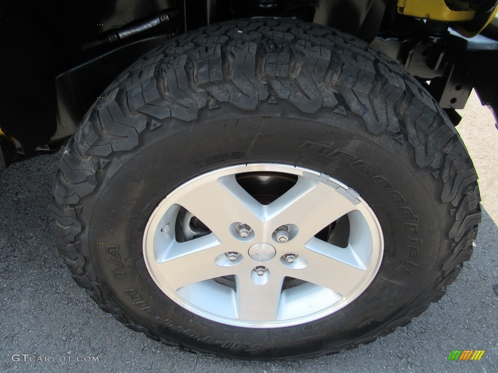 2008 Wrangler Unlimited Rubicon 4x4 - Detonator Yellow / Dark Slate Gray/Med Slate Gray photo #32