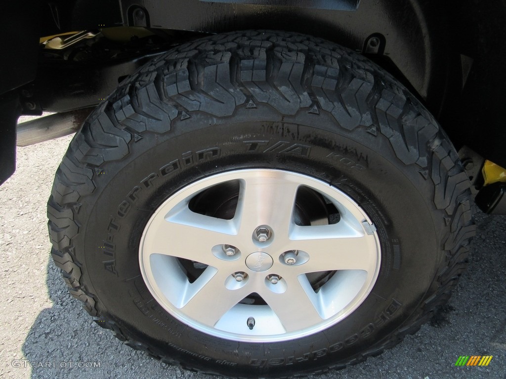 2008 Wrangler Unlimited Rubicon 4x4 - Detonator Yellow / Dark Slate Gray/Med Slate Gray photo #35