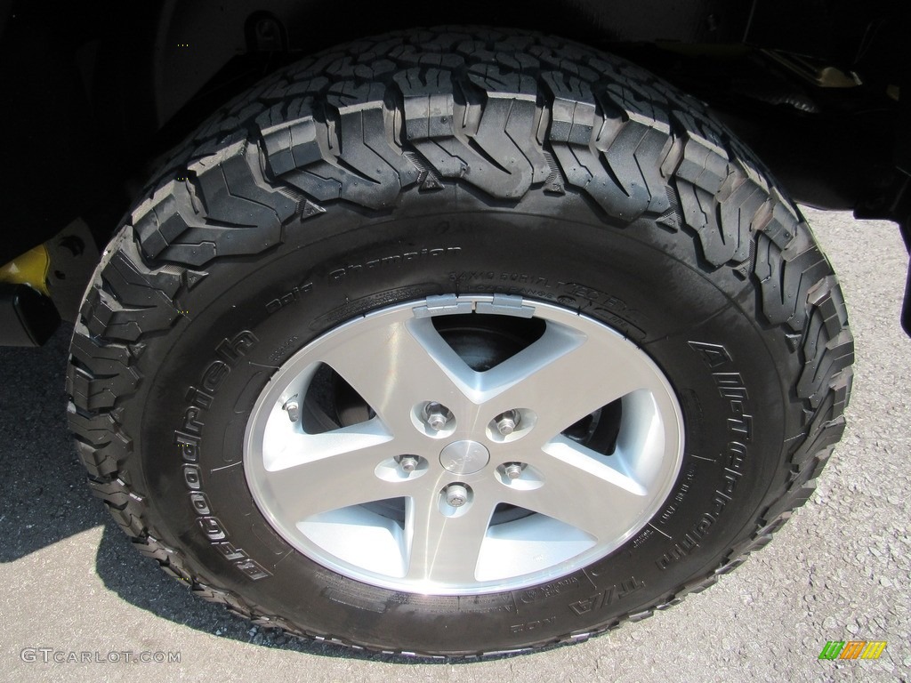 2008 Wrangler Unlimited Rubicon 4x4 - Detonator Yellow / Dark Slate Gray/Med Slate Gray photo #38