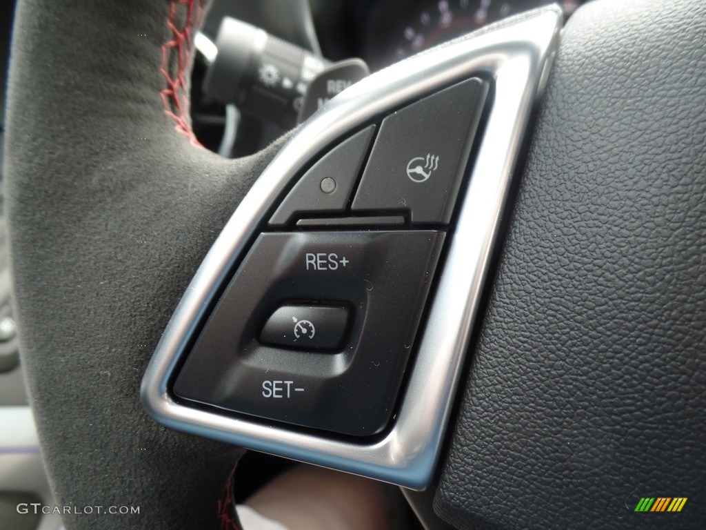 2018 Chevrolet Camaro ZL1 Coupe Jet Black Steering Wheel Photo #129045599