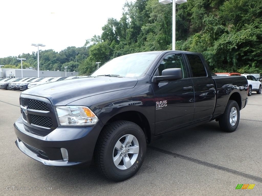 2019 1500 Classic Express Quad Cab 4x4 - Maximum Steel Metallic / Black/Diesel Gray photo #1