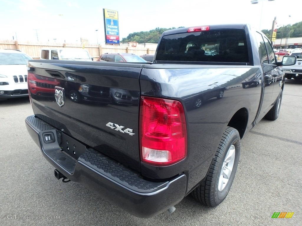 2019 1500 Classic Express Quad Cab 4x4 - Maximum Steel Metallic / Black/Diesel Gray photo #5