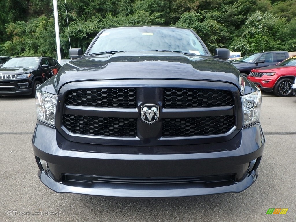 2019 1500 Classic Express Quad Cab 4x4 - Maximum Steel Metallic / Black/Diesel Gray photo #8