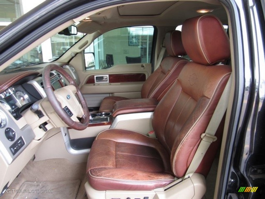 2010 F150 King Ranch SuperCrew - Tuxedo Black / Tan photo #3