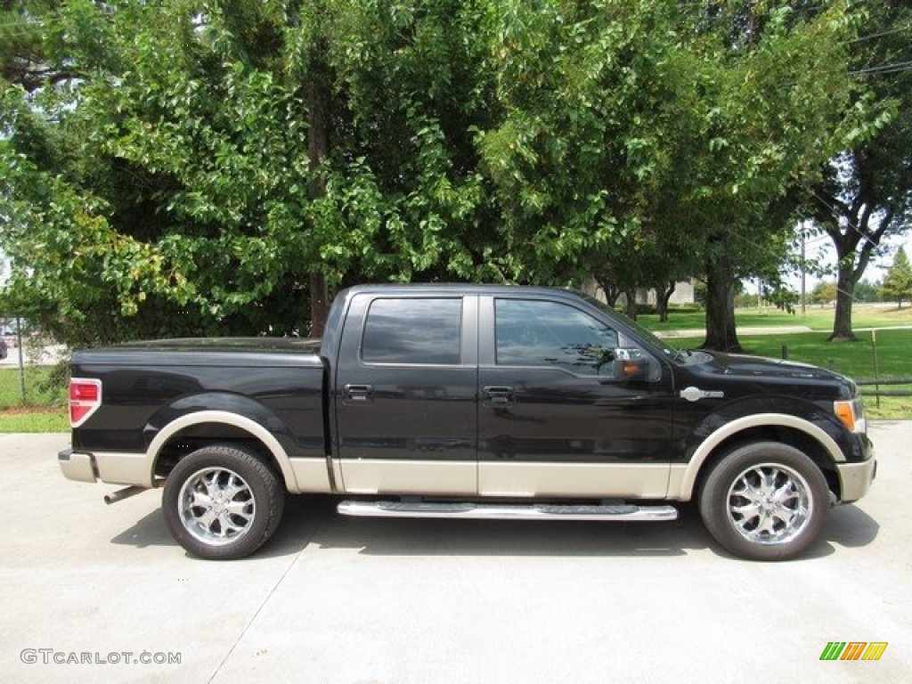 2010 F150 King Ranch SuperCrew - Tuxedo Black / Tan photo #6