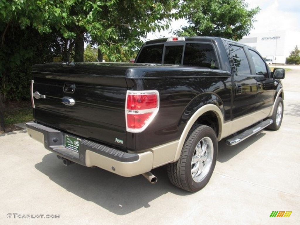 2010 F150 King Ranch SuperCrew - Tuxedo Black / Tan photo #7