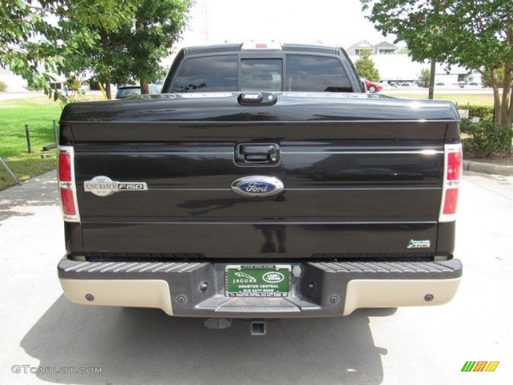 2010 F150 King Ranch SuperCrew - Tuxedo Black / Tan photo #8