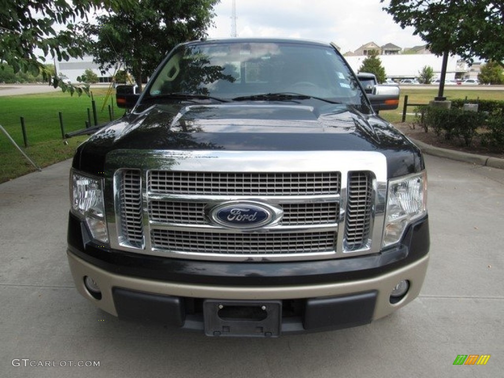 2010 F150 King Ranch SuperCrew - Tuxedo Black / Tan photo #10