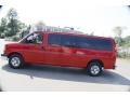 2011 Victory Red Chevrolet Express LT 3500 Extended Passenger Van  photo #11