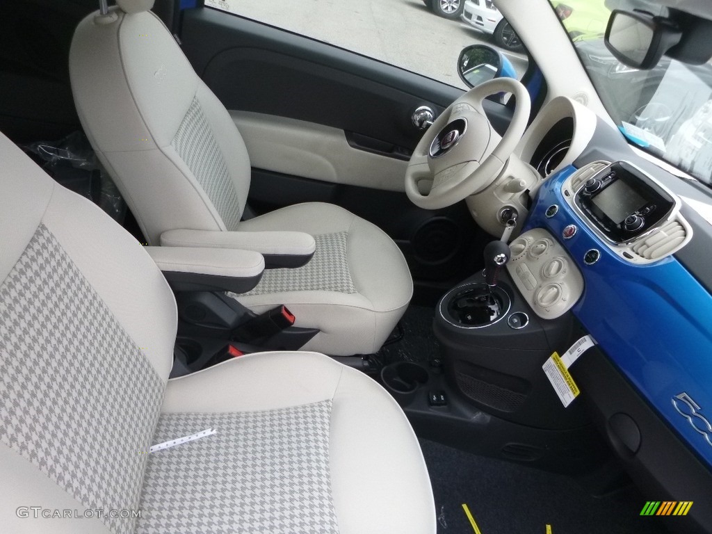 Nero (Black) Interior 2018 Fiat 500 Pop Cabrio Photo #129051821
