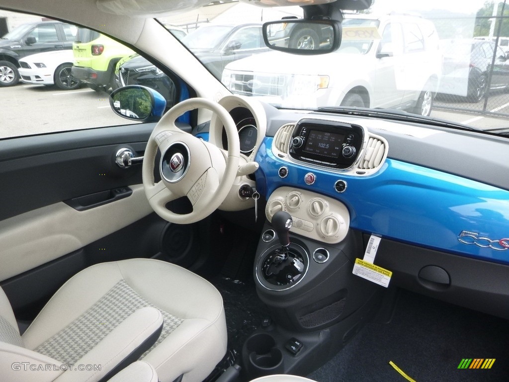 2018 Fiat 500 Pop Cabrio Nero (Black) Dashboard Photo #129051844