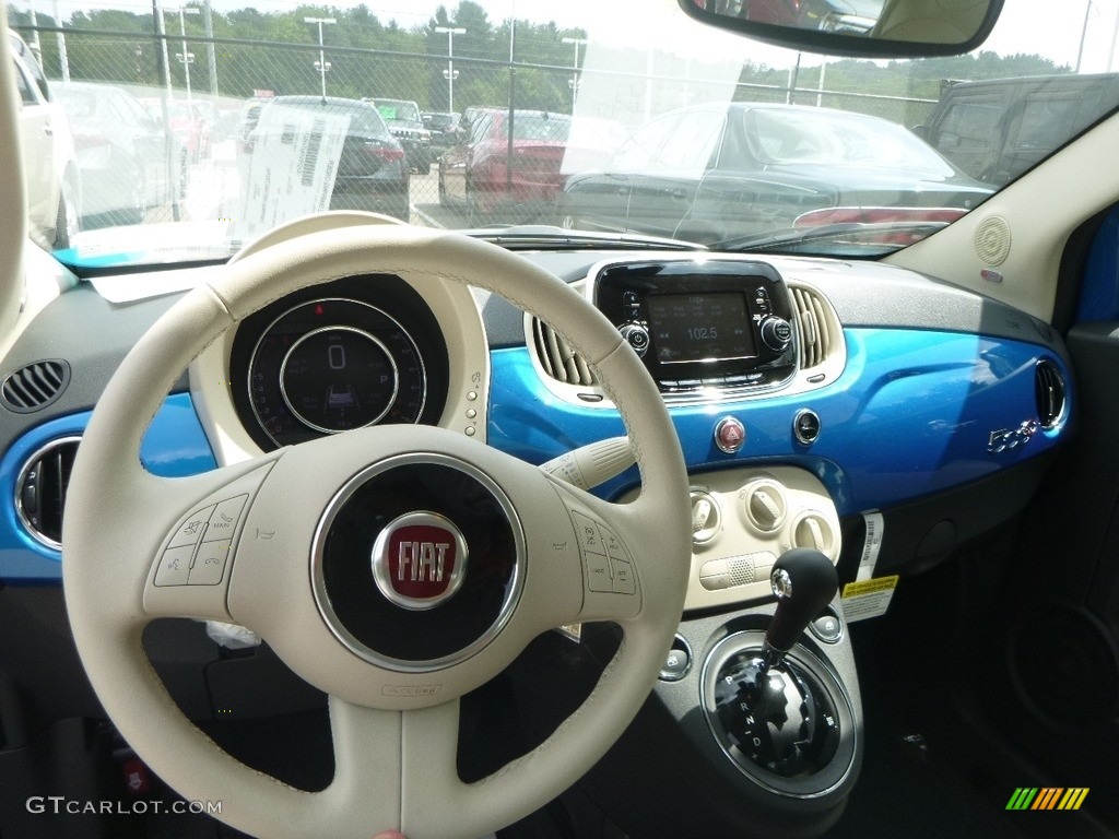 2018 Fiat 500 Pop Cabrio Nero (Black) Dashboard Photo #129051985