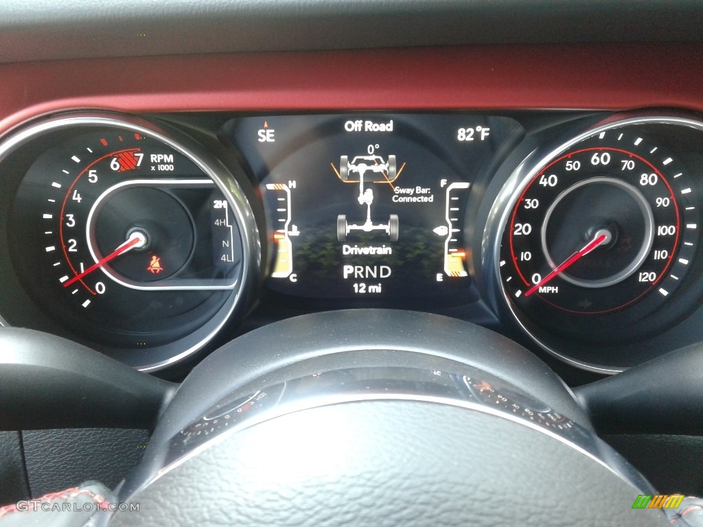 2018 Jeep Wrangler Unlimited Rubicon 4x4 Gauges Photo #129054229