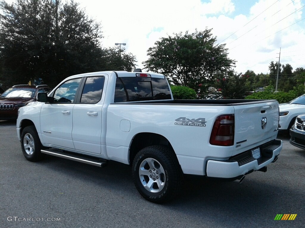 2019 1500 Big Horn Quad Cab 4x4 - Bright White / Black photo #3