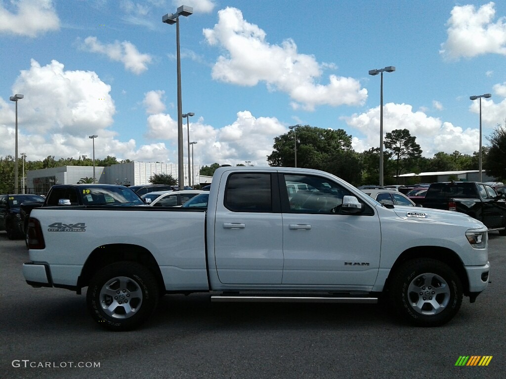 2019 1500 Big Horn Quad Cab 4x4 - Bright White / Black photo #6
