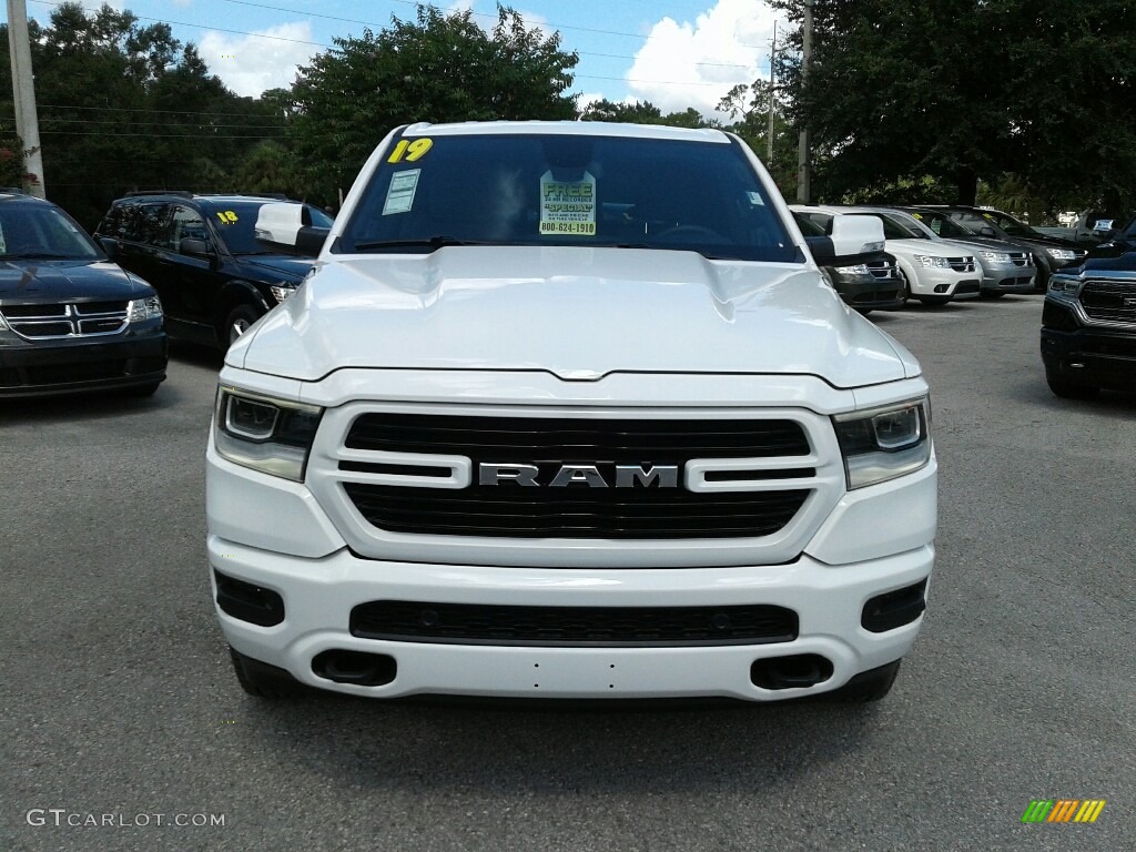 2019 1500 Big Horn Quad Cab 4x4 - Bright White / Black photo #8